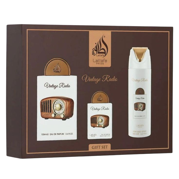Vintage Radio Gift Set image 0